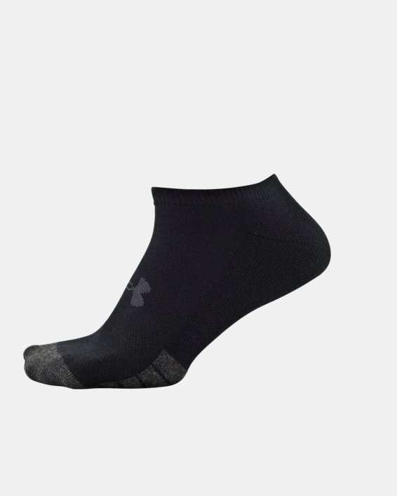 Unisex UA Performance Tech No Show Socks 6-Pack, Black, pdpMainDesktop image number 2
